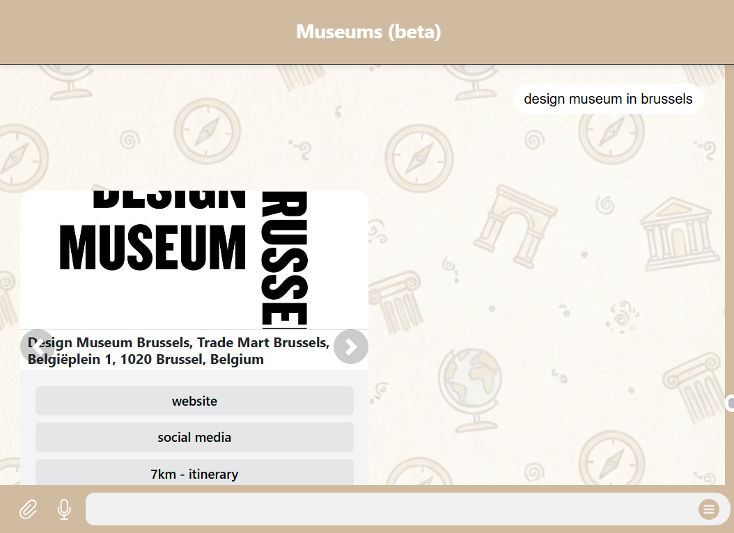AI Museum bot